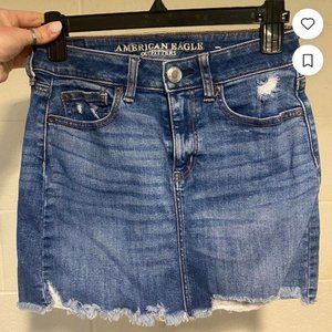 American Eagle Denim Mini Skirt